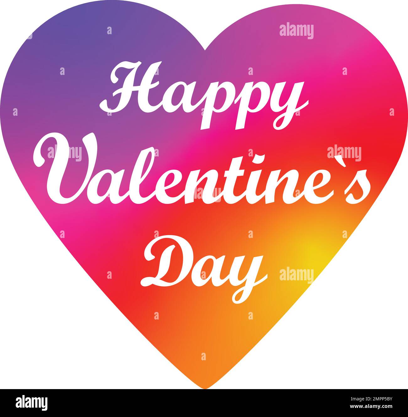 Happy Valentine s Day Heart Stock Vector Image Art Alamy